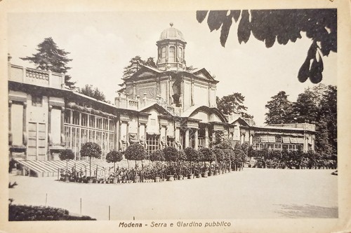 Postcard modena greenhouse - modena,