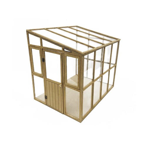 Miniature green lean to - miniature,